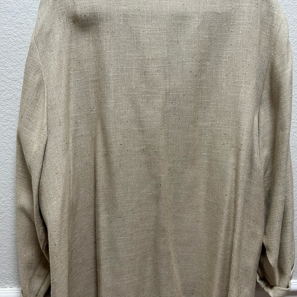 Lady Hazan 22W linen jacket unlined - Picture 6 of 6